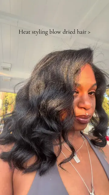Me a blow dryer and a wand curler and girlfriends 😂🥰
