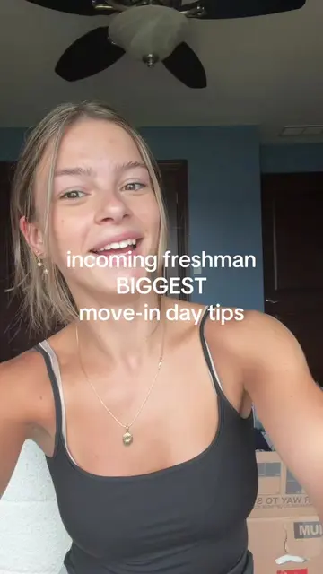 UR GONNA DO GREAT 💖💖💖#moveinday #dorm #freshmanyear #movingin #tipsforfreshma