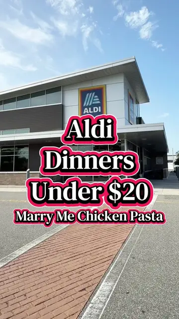 Aldi Dinner Under $20 🍝 Marry Me Chicken Pasta for only $17.06! An easy, creamy