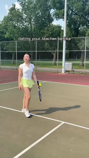 when you get a pass in tennis class 👀 #teacher #dating #relationships #tennis #