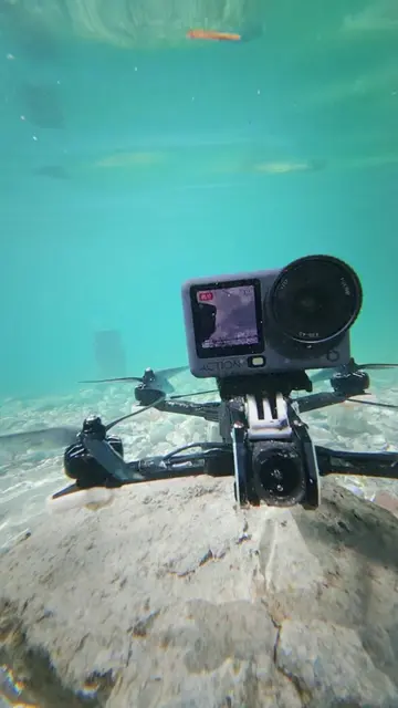 Break the surface, skip a stone, and let #OsmoAction6 capture it all in true-to-