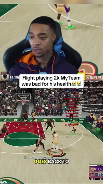😹😹 #flightreacts #ftc #basketball #2k #NBA 