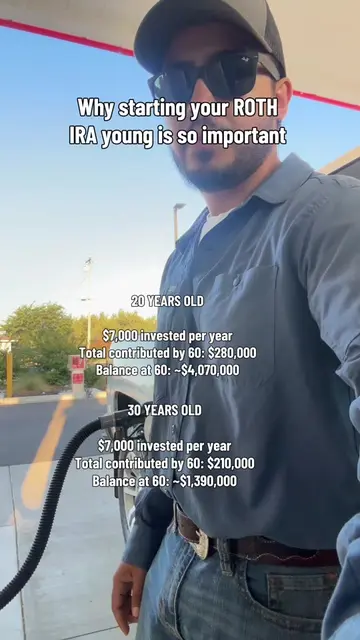 Starting your Roth IRA early can make a HUGE difference. You don’t need to be ri