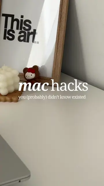 Did you know you can completely customize the menu bar on your Mac screen? 🤯✨  