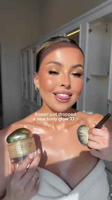 A must have finishing touch to all of my clients is a body glow ✨ @Kopari Beauty