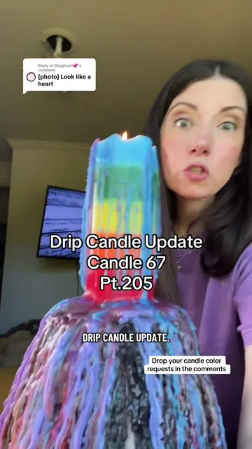 Replying to @Bbygirlarii💞 I saw the Purple Heart🥰 Drop your candle color reque