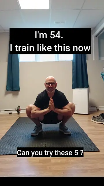 I'm 54. I train like this now... Not to be 20 again. To feel good at 54. To move