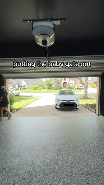 He’s the baby of the house 🐶  Baby gate linked in my bio 🔗 #amazon #amazonfind