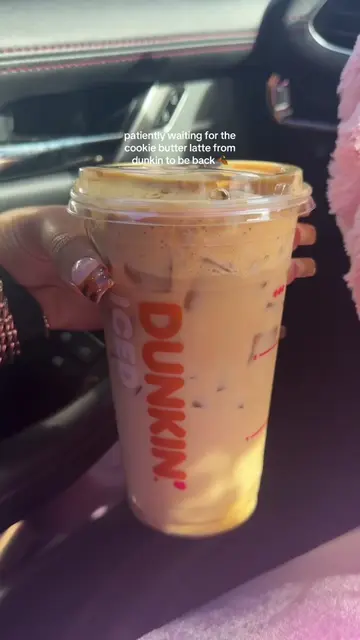 the yummiest ever #dunkin #coffee #fall #xyzbca #cookiebutter 