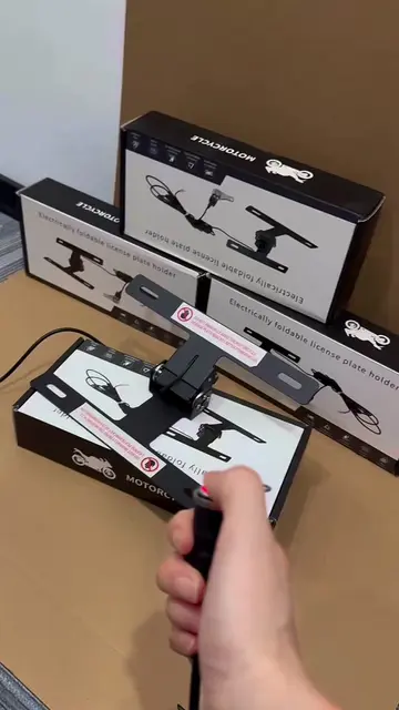 License plate flipper for motorcycles #car #caraccessories #carlover #carmodific