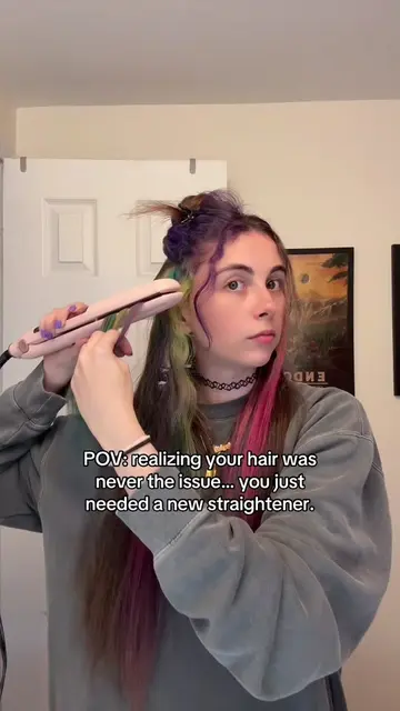 POV: realizing your hair was never the issue… you just needed a new straightener