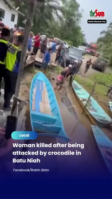 12 Aug 2026: A woman was killed after being attacked by a crocodile in Batu Niah