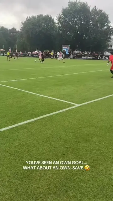 WHAT A SAVE 🤣 (🎥:@TST) 