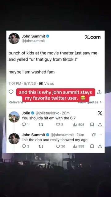 tbh i love how he has 0 filter here. 😭 #johnsummit #edmtiktok #twitter #X #funn