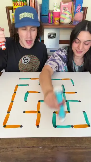 GRID WAR🏁 (Orange🧡 vs Turquoise🩵) #GameNight #boardgames #games #coupleschall