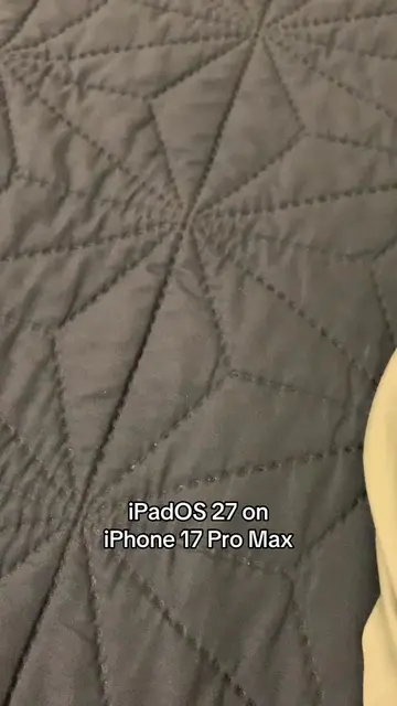 iPadOS 27 on a iPhone 17 pro max enabled with mobile gestalt editing ✅ #jailbrea