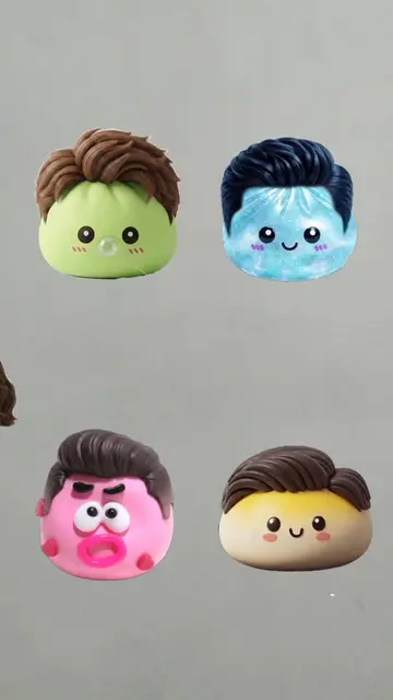 squishy find partners IQ #squishytoy #needoh #dumplingsquishy 