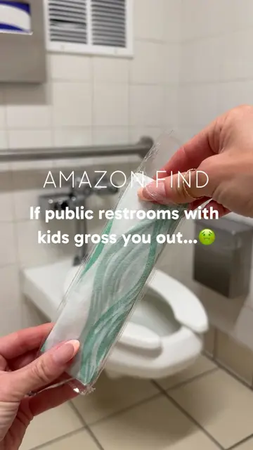 Public restroom must-have for little kids! It covers the entire toilet seat to h