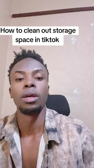 How to clean out storage space in tiktok 