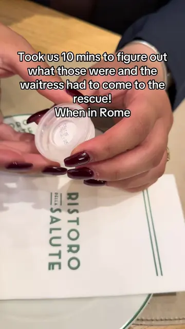 When in Rome 🤣 you discover new things as an American  #italy #rome #travel #an