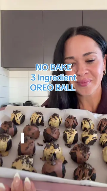 I had to give the no-bake 3 ingredient Oreo ball a try. So yum!!! Try it and tel