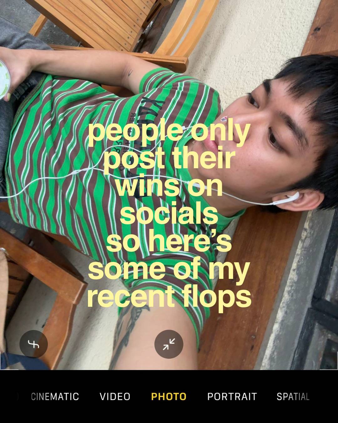 (sharing this to show that everyone of us has our own ups and downs, we don't al