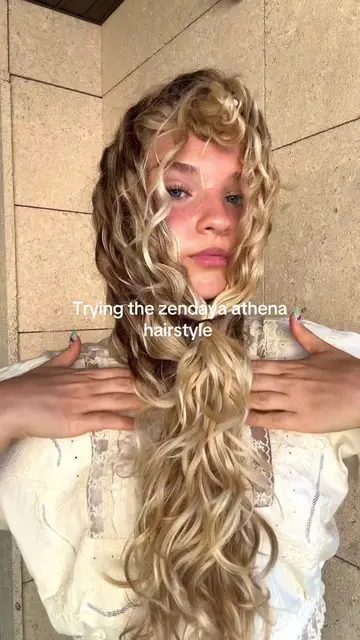 My new favorite hairstyle😍 #zendaya #hairinspo  #easyhairstyles #wavyhair #summ
