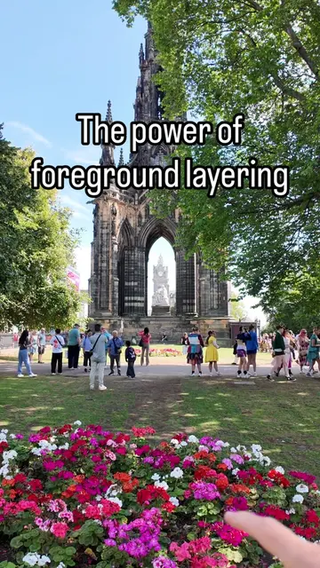 Adding something to the foregrounds of your picture instantly adds depth to it. 