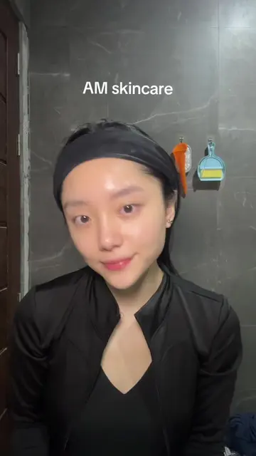 Morning skincare routine 💛  Finally fixed my AM skincare layering 🤍 Vit C → Az