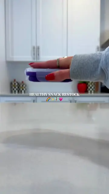🍓 ASMR Healthy Snack Restock 🌈🤍 | The Prettiest Grab-and-Go Snacks for the We