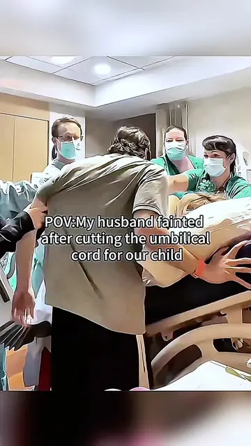 Husband’s reaction when wife gives birth 😂🤣#funny #comedyvideo #husbandwife #c