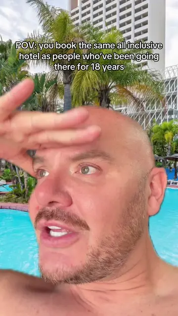 When you accidentally book an all inclusive hotel with an established community 