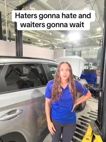 Haters gonna hate and waiters gonna wait #dealershiplife #tires #mechanic 