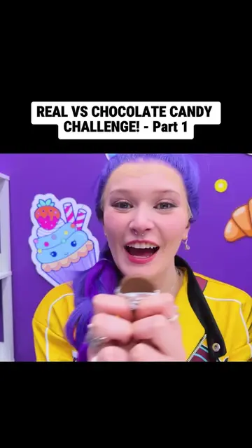 REAL VS CHOCOLATE CANDY CHALLENGE! - Part 1#DianaAndRoma #KidsDianaShowEN #diana