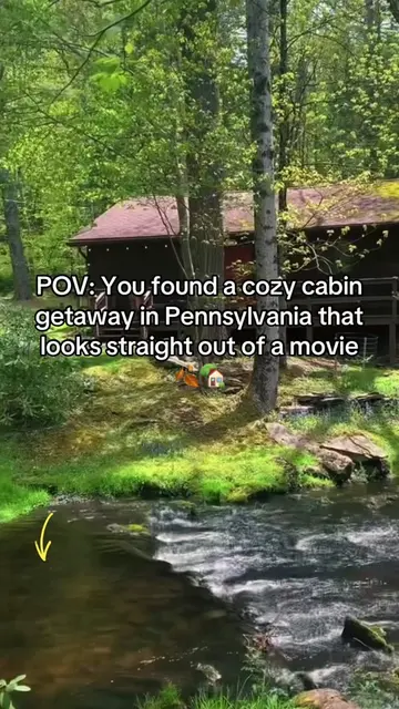 Looking for a cozy Poconos escape? 🏡✨ Magnolia Streamside Resort has that rusti