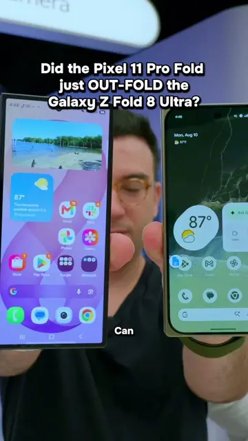 Went hands on with the Google Pixel 11 Pro Fold side-by-side against the Galaxy 