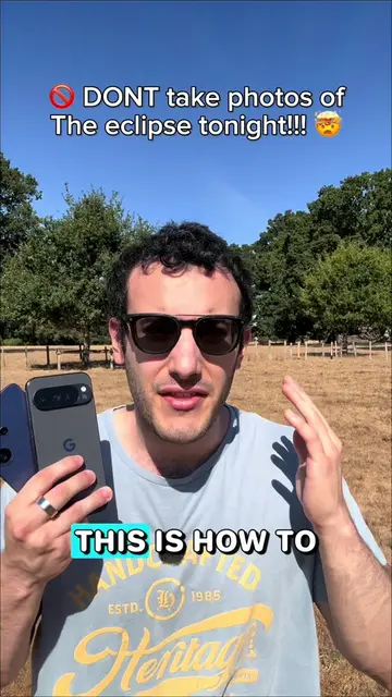 DON’T melt your phone camera tonight! 🚫 How to take photos of the solar eclipse