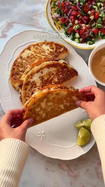 Crispy Beef Tacos 🌮  Lots of you have been asking about the Osta app! 🤍 Just s