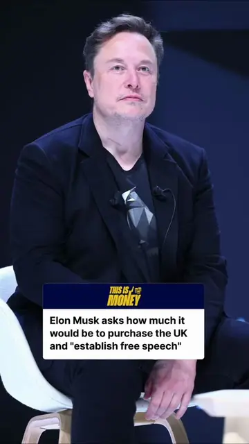 Elon Musk asks how much it would cost to buy the UK and “establish free speech” 