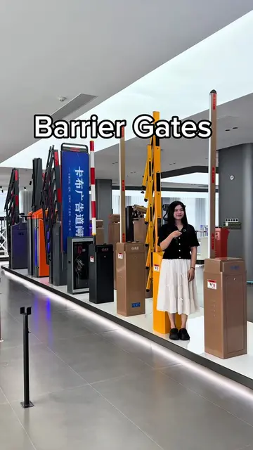 When every barrier gate closes perfectly in sync 🚧🔥 KEYGON smart barrier gates