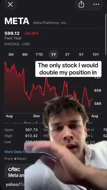 Meta is the stock I would double my position in #meta #investing #stocks 