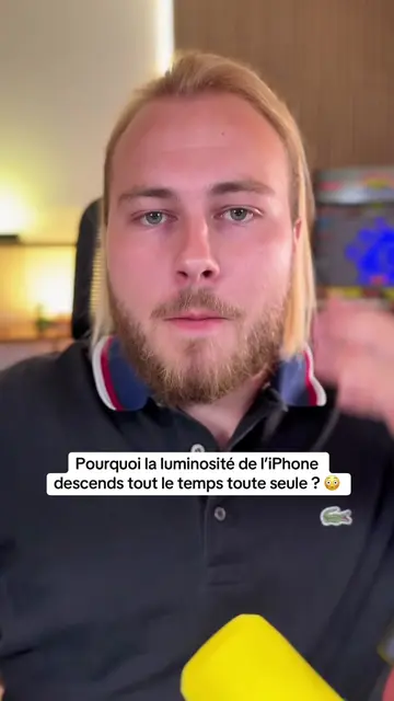 Toi aussi la luminosité de ton iPhone descends toute seule quand t’es dehors ? J
