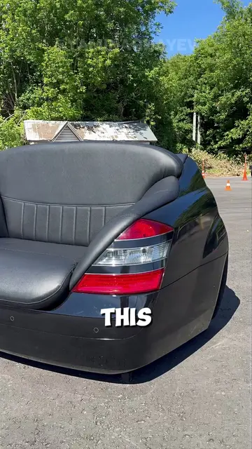 They Turned Old Cars Into Premium Furniture😳 #customfurniture #furnituredesign 