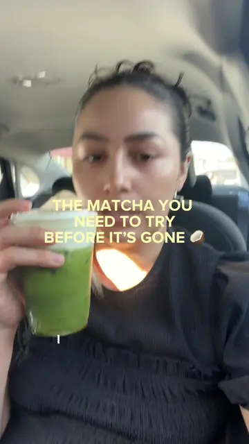 Okay, THIS is the summer matcha you need to try before it’s gone 🥥🍵 @MALAYA x 