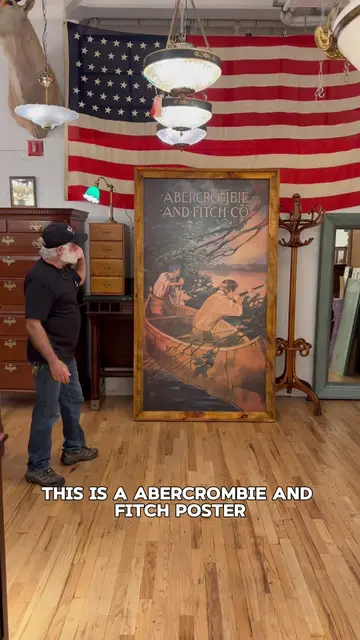 AMAZING vintage Abercombie and fitch Co. New York City store display! #abercombi