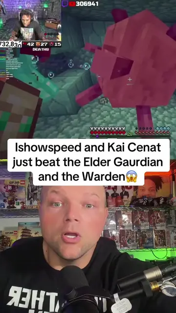 Ishowspeed and Kai Cenat just beat the Elder Gaurdian and the Warden😱 #ishowspe