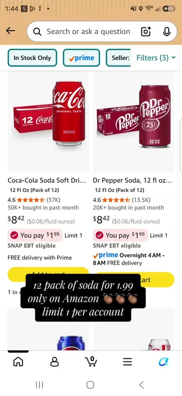 go and score before the deal is over !!! #amazonfinds  #sodapop #deals @Amazon 