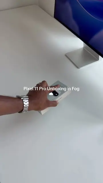 Unboxing the all new Google pixel 11 pro in fog. #android #google #googlepixel #