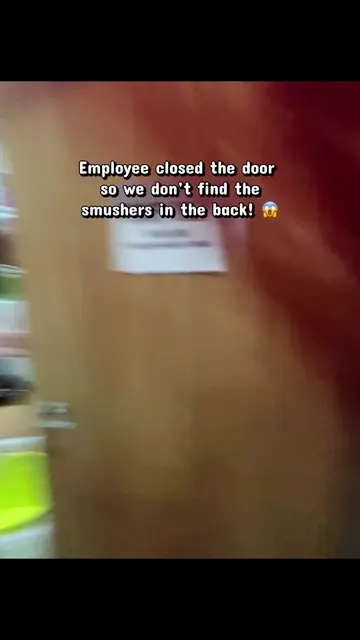 Employee closed the door on us at learning express because we found the smushers