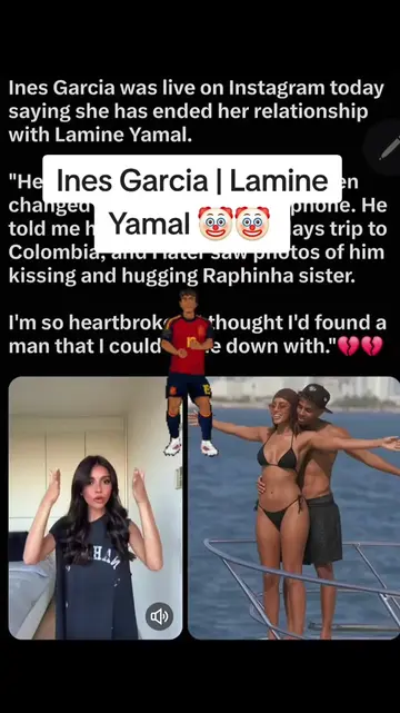 #InesGarcia was live on Instagram today saying she has ended her relationship wi